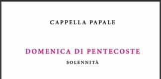 CAPPELLA PAPALE DOMENICA Dl PENTECOSTE SOLENNITÀ MESSA DEL GIORNO PRESIEDUTA DAL SANTO PADRE FRANCESCO