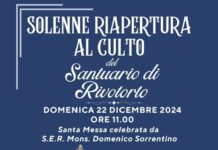 SACRO TUGURIO DI RIVOTORTO: IL SANTUARIO RIAPRE AL CULTO ALLA PRESENZA DEL COMMISSARIO CASTELLI