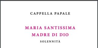 MARIA SANTISSIMA MADRE Dl DIO SOLENNITÀ CELEBRAZIONE EUCARISTICA PRESIEDUTA DAL SANTO PADRE FRANCESCO